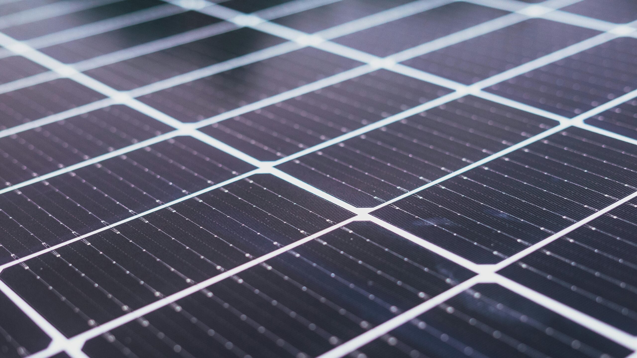 Close-up of a solar panel