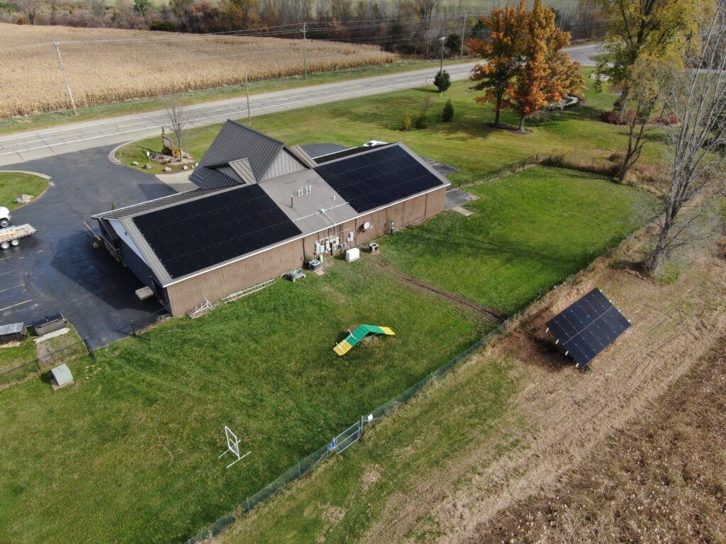 Pet Store Roof and Ground Mount