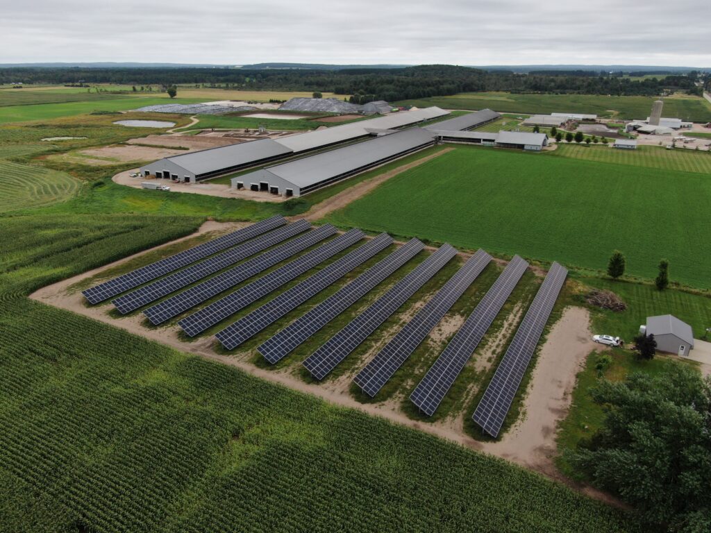 1,360 Panel Commercial Ground Mount Solar Array
